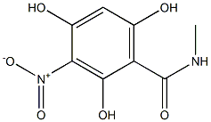 2,4,6-Trihydroxy-3-nitro-N-methylbenzamide Structure