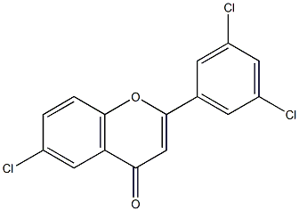 3',5',6-Trichloroflavone Structure