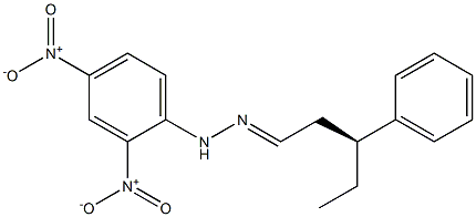 [S,(+)]-3-Phenylvaleraldehyde 2,4-dinitrophenylhydrazone Structure