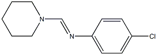 N-(Piperidinomethylene)-4-chloroaniline Structure