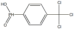 4-(Trichloromethyl)phenylphosphinic acid 구조식 이미지