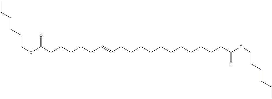 7-Icosenedioic acid dihexyl ester 구조식 이미지
