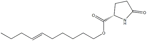 (S)-5-Oxopyrrolidine-2-carboxylic acid 6-decenyl ester Structure