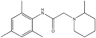 2-Methyl-N-(2,4,6-trimethylphenyl)-1-piperidineacetamide Structure