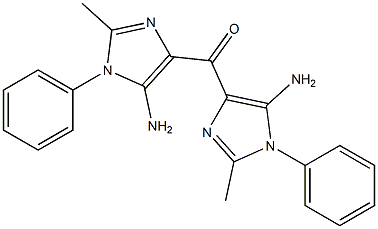 Phenyl(5-amino-2-methyl-1H-imidazol-4-yl) ketone 구조식 이미지