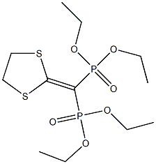 (1,3-Dithiolan-2-ylidene)methylenebisphosphonic acid tetraethyl ester 구조식 이미지