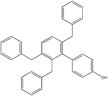 4-(2,3,6-Tribenzylphenyl)phenol 구조식 이미지