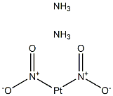 cis-Dinitrodiammineplatinum(II) 구조식 이미지