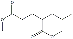 Hexane-1,3-dicarboxylic acid dimethyl ester Structure