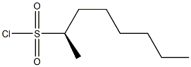 [R,(-)]-2-Octanesulfonyl chloride 구조식 이미지