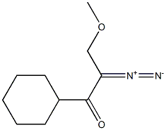 2-Diazo-1-cyclohexyl-3-methoxy-1-propanone 구조식 이미지