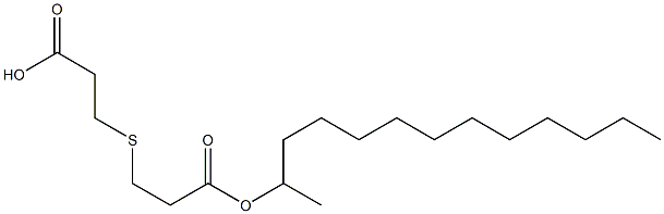 3,3'-Thiobis(propionic acid)1-methyl 1'-dodecyl ester 구조식 이미지