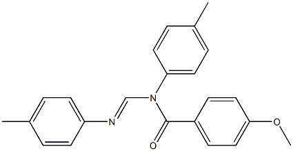 N1-(4-Methoxybenzoyl)-N1,N2-di(p-tolyl)formamidine Structure