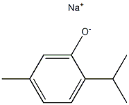 Sodium 2-isopropyl-5-methylphenolate 구조식 이미지