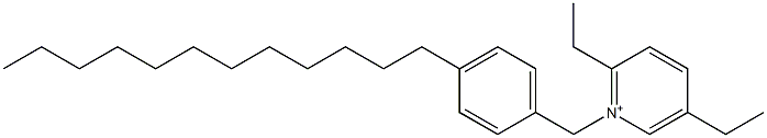 1-(4-Dodecylbenzyl)-2,5-diethylpyridinium Structure