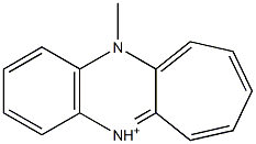 5-Methyl-5H-cyclohepta[b]quinoxaline-11-cation Structure