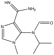 1-Methyl-5-[formyl(isopropyl)amino]-1H-imidazole-4-carboxamidine Structure