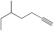 5-Methyl-1-heptyne Structure