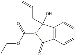 2-(Ethoxycarbonyl)-3-allyl-3-hydroxyisoindolin-1-one 구조식 이미지