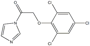 1-(1H-Imidazol-1-yl)-2-(2,4,6-trichlorophenoxy)ethanone Structure