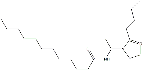 1-(1-Lauroylaminoethyl)-2-butyl-2-imidazoline 구조식 이미지