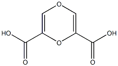 1,4-Dioxin-2,6-dicarboxylic acid Structure
