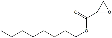 Oxirane-2-carboxylic acid octyl ester 구조식 이미지
