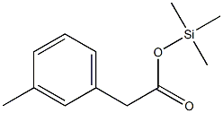 3-Methylphenylacetic acid trimethylsilyl ester Structure