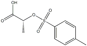 [R,(+)]-2-[(p-Tolylsulfonyl)oxy]propionic acid 구조식 이미지
