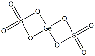 Bis(sulfonylbisoxy)germanium(IV) Structure