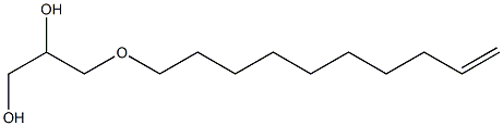 3-(9-Decenyloxy)-1,2-propanediol Structure