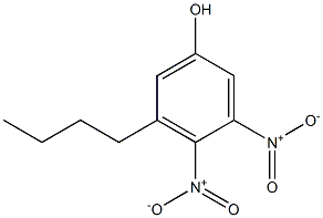 5-Butyl-3,4-dinitrophenol Structure