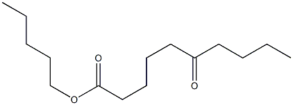 6-Oxodecanoic acid pentyl ester Structure