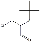 3-Chloro-2-(tert-butylthio)propionaldehyde Structure