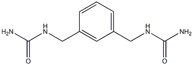 1,3-Phenylenebis(methylene)bisurea 구조식 이미지