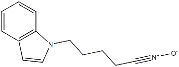 5-(1H-Indol-1-yl)pentanenitrileoxide 구조식 이미지