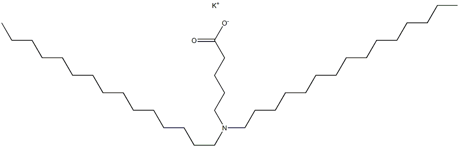 5-(Dipentadecylamino)valeric acid potassium salt Structure