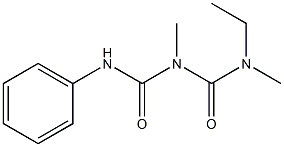 1-(Phenyl)-3-methyl-5-methyl-5-ethylbiuret 구조식 이미지