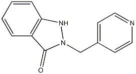 2-[(4-Pyridinyl)methyl]-1H-indazol-3(2H)-one Structure