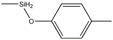 Methyl(4-methylphenoxy)silane Structure