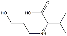 N-(3-Hydroxypropyl)-L-valine 구조식 이미지