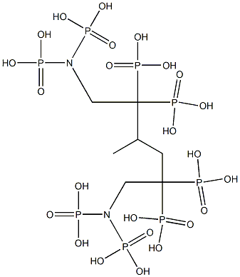 Propylenebis(nitrilodimethylene)tetraphosphonic acid Structure