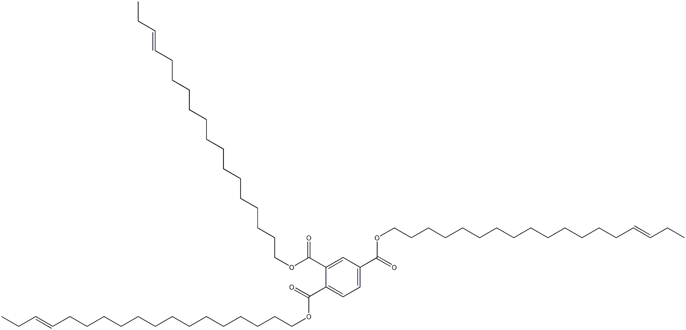 1,2,4-Benzenetricarboxylic acid tri(15-octadecenyl) ester 구조식 이미지