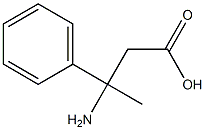 3-Amino-3-phenylbutyric acid Structure