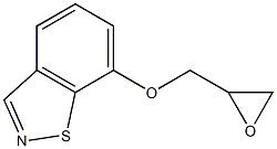 7-(Oxiranylmethoxy)-1,2-benzisothiazole Structure