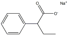 2-Phenylbutanoic acid sodium salt 구조식 이미지