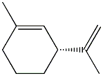 [R,(+)]-3-Isopropenyl-1-methyl-1-cyclohexene 구조식 이미지