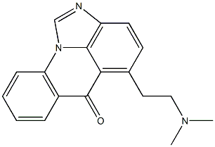 5-(2-Dimethylaminoethyl)-6H-2,10b-diazaaceanthrylen-6-one Structure