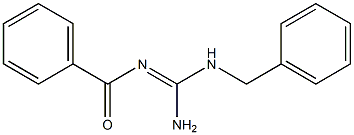 1-Benzyl-2-benzoylguanidine 구조식 이미지