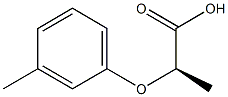 [R,(+)]-2-(m-Tolyloxy)propionic acid Structure